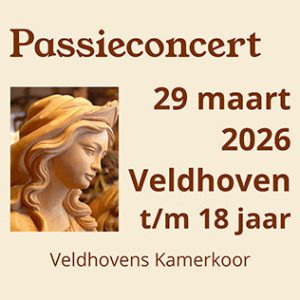 Entreekaart 29 maart 2026 - € 8 (t/m 18jaar)